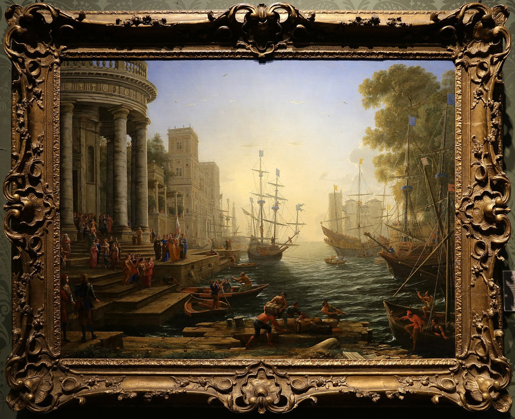 Port avec l'embarquement de Sainte Ursule - Claude Lorrain