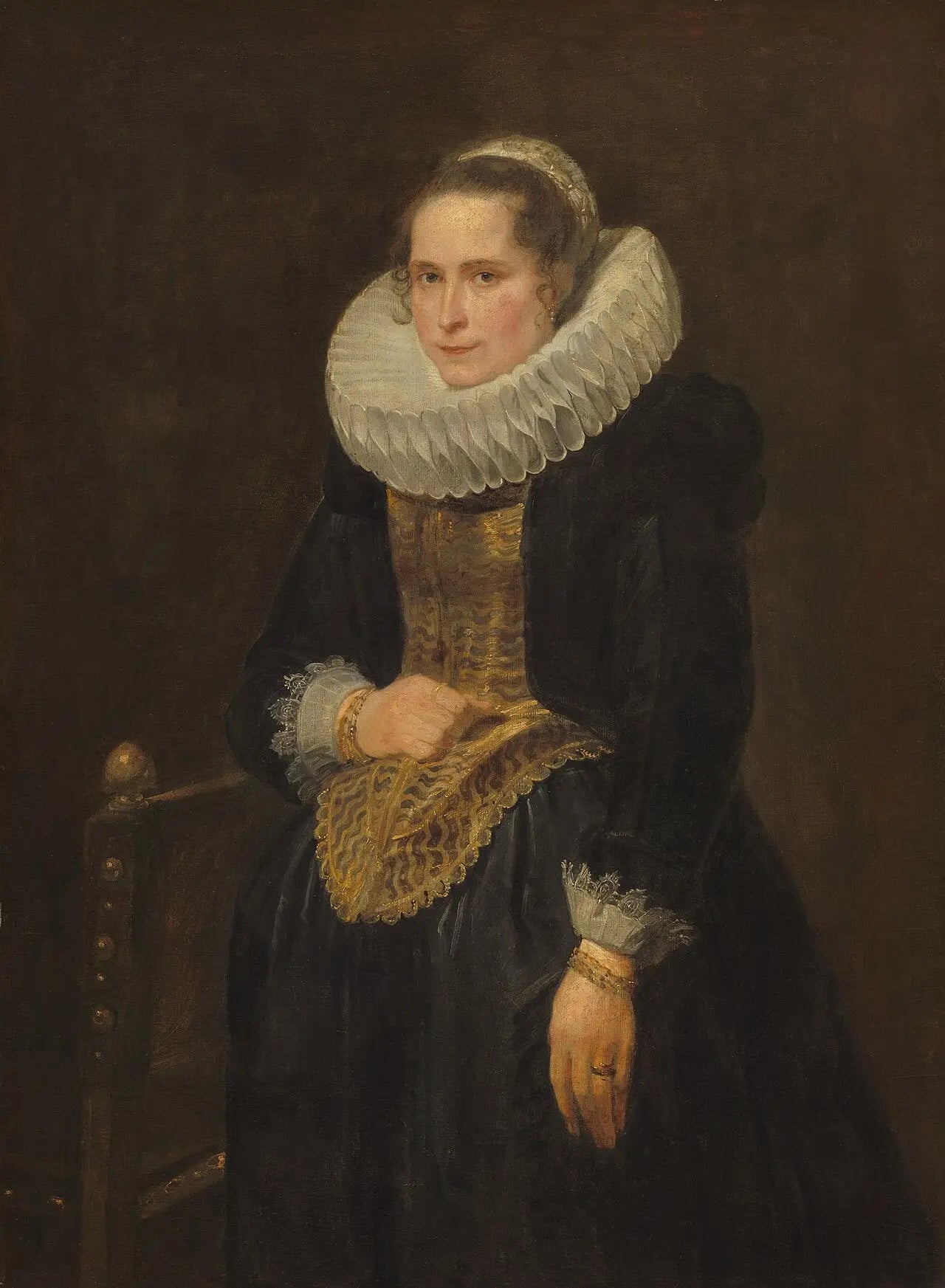 Portrait d’une dame flamande - Antoine van Dyck - Alpha Reproduction