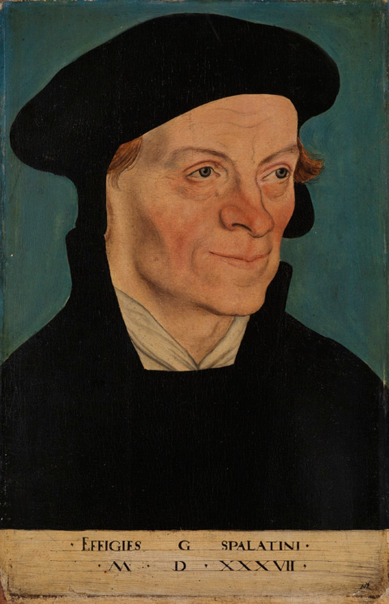 Portrait de Georg Spalatin - Lucas Cranach the Elder