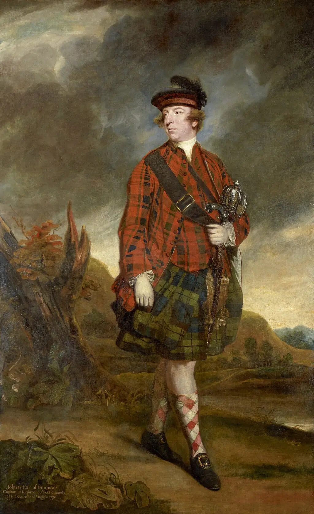 Portrait de John Murray 4e comte de Dunmore - Joshua Reynolds - Alpha Reproduction