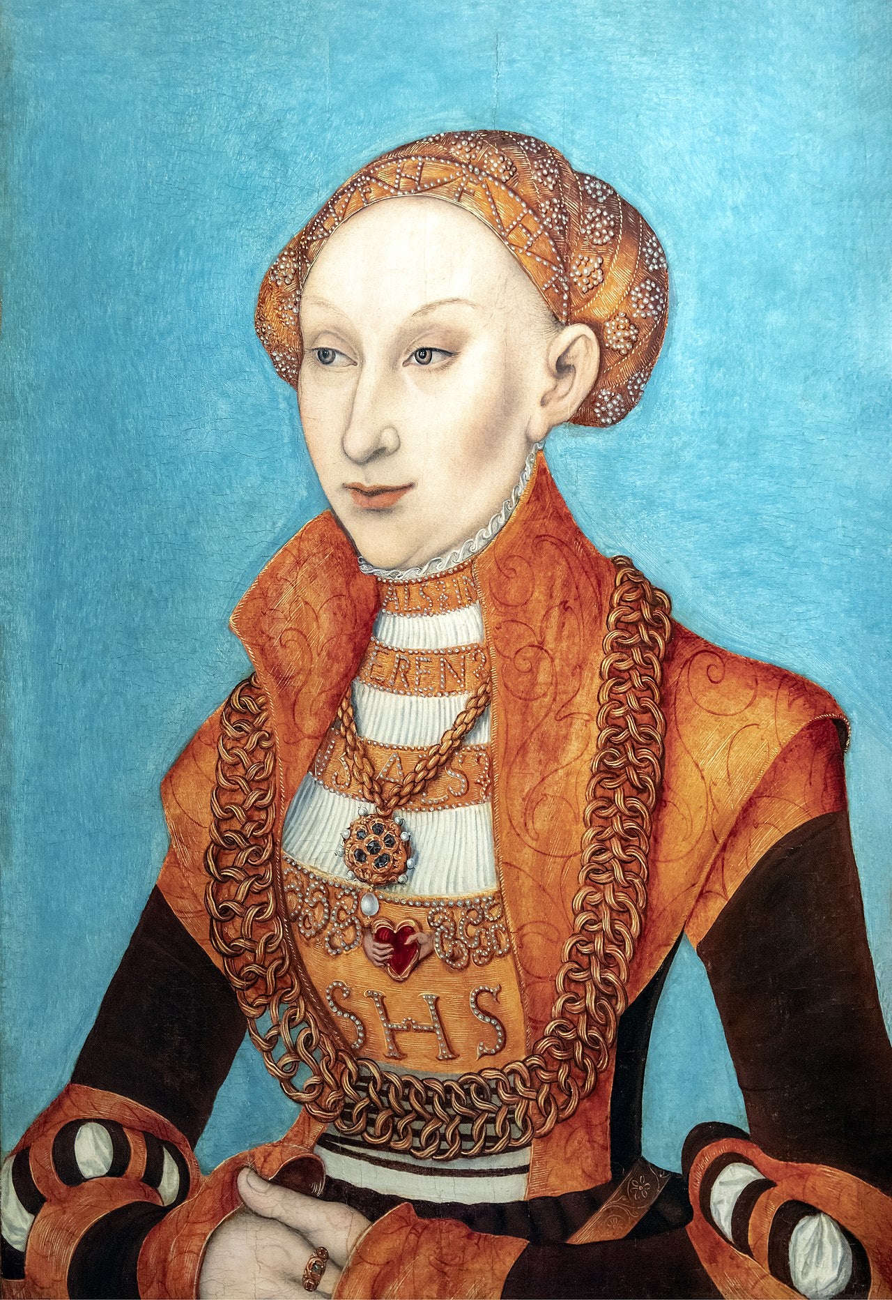 Portrait de Sibylle de Clèves, électrice de Saxe - Lucas Cranach the Elder
