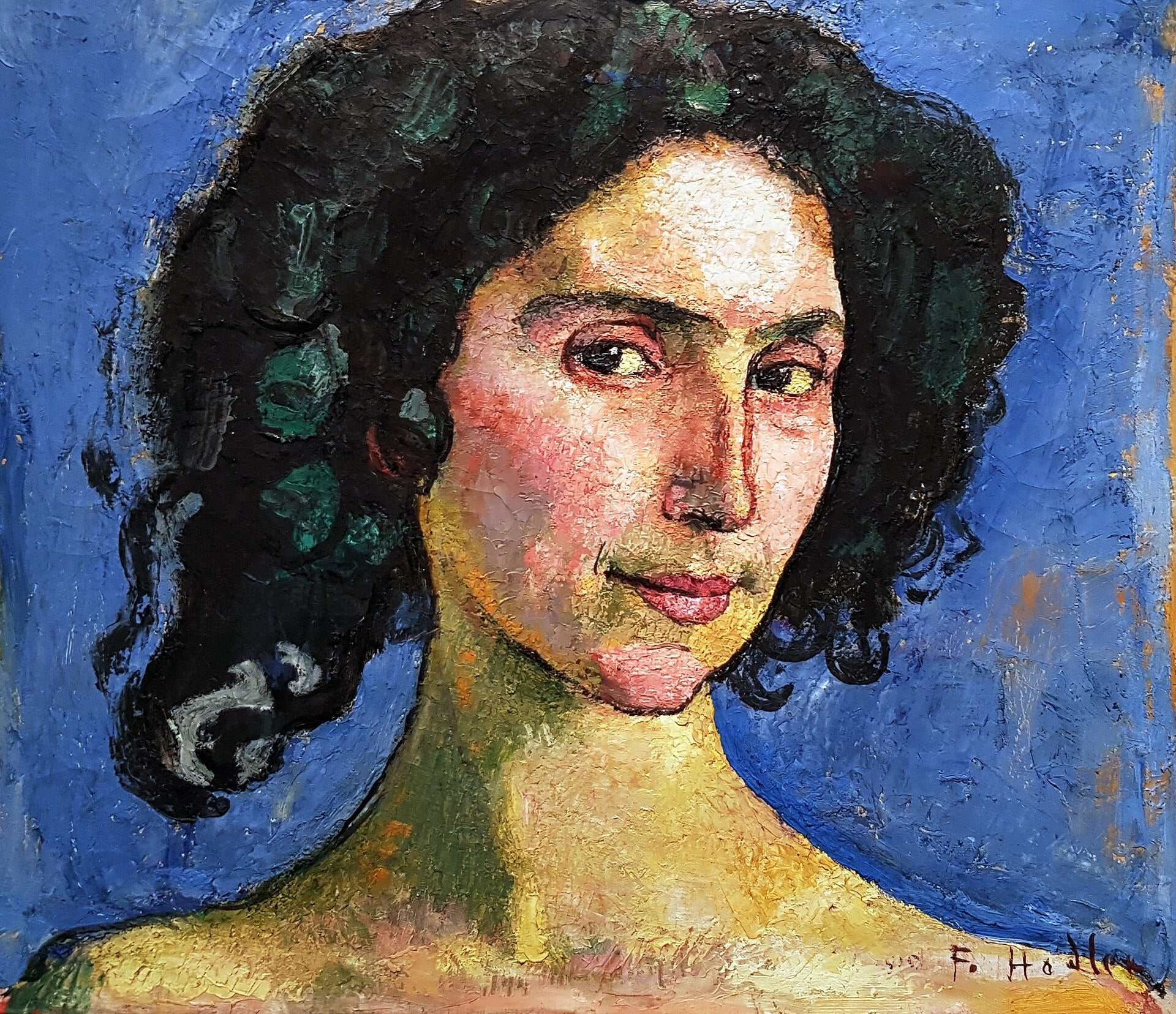 Portrait de la danseuse Giulia Leonardi - Ferdinand Hodler