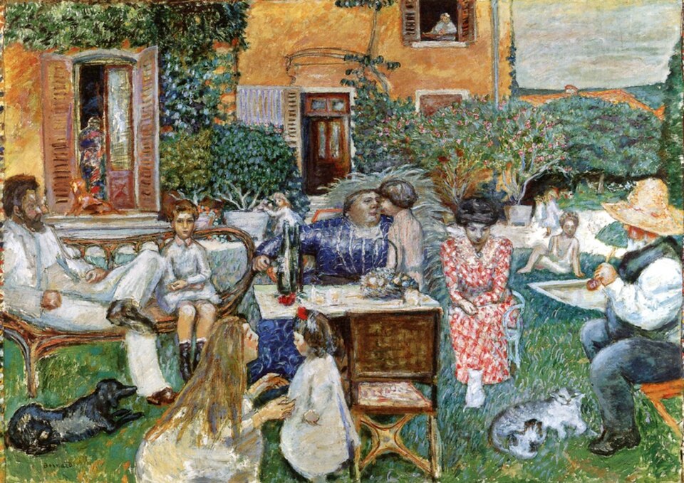 Reproduction du tableau « Portrait de la famille Terrasse - Pierre Bonnard » par Alpha Reproduction en peinture à l’huile