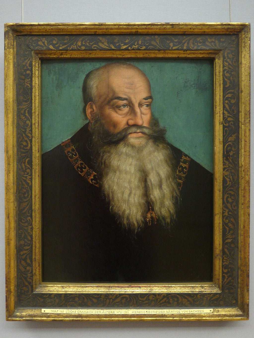 Portrait du duc Georges de Saxe, dit Georges le barbu - Lucas Cranach the Elder