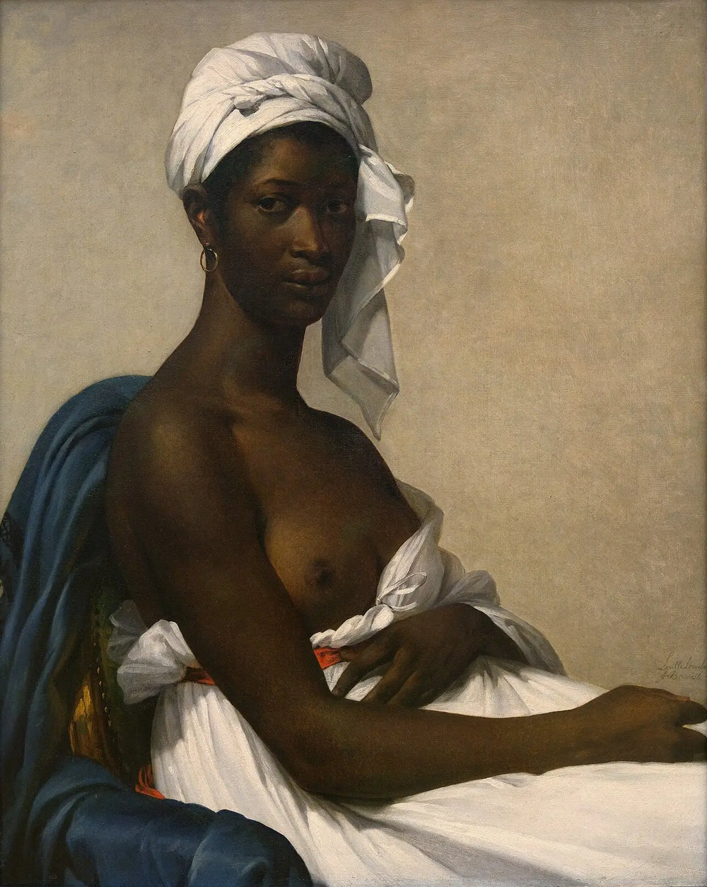 Portrait présupposé de Madeleine - Marie-Guillemine Benoist - Alpha Reproduction