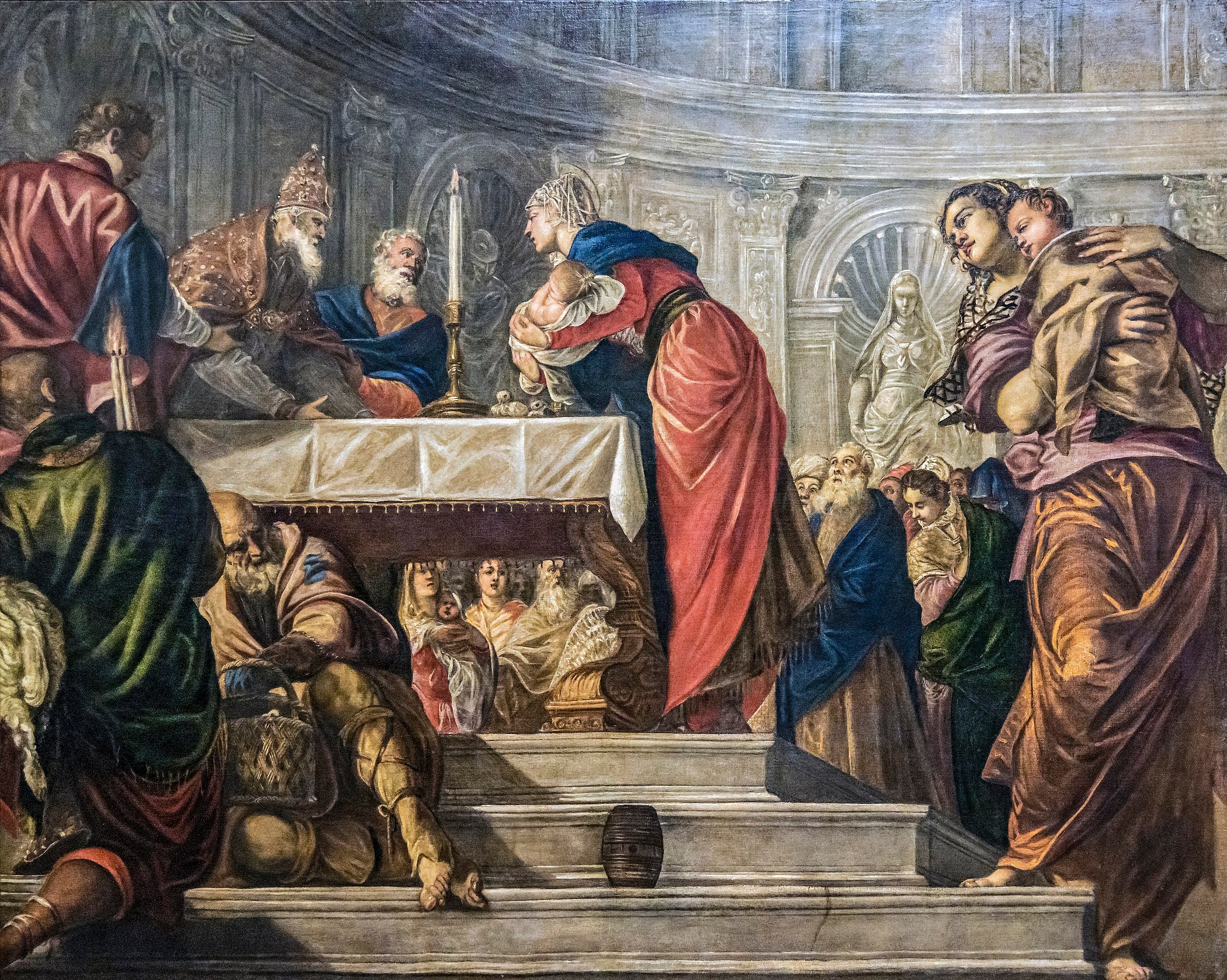 Présentation de Jésus au temple - Jacopo Tintoretto