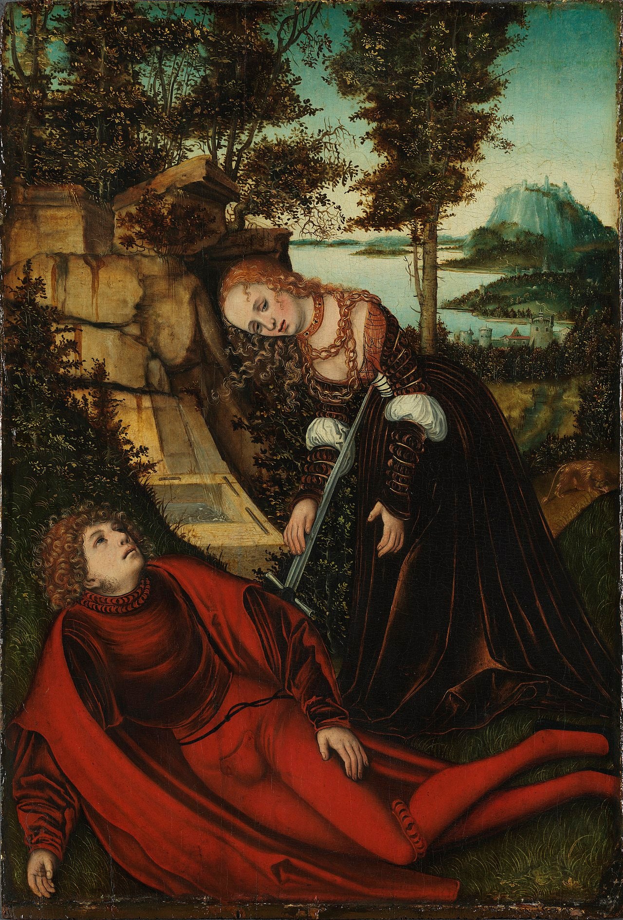 Pyrame et Thisbé - Lucas Cranach the Elder