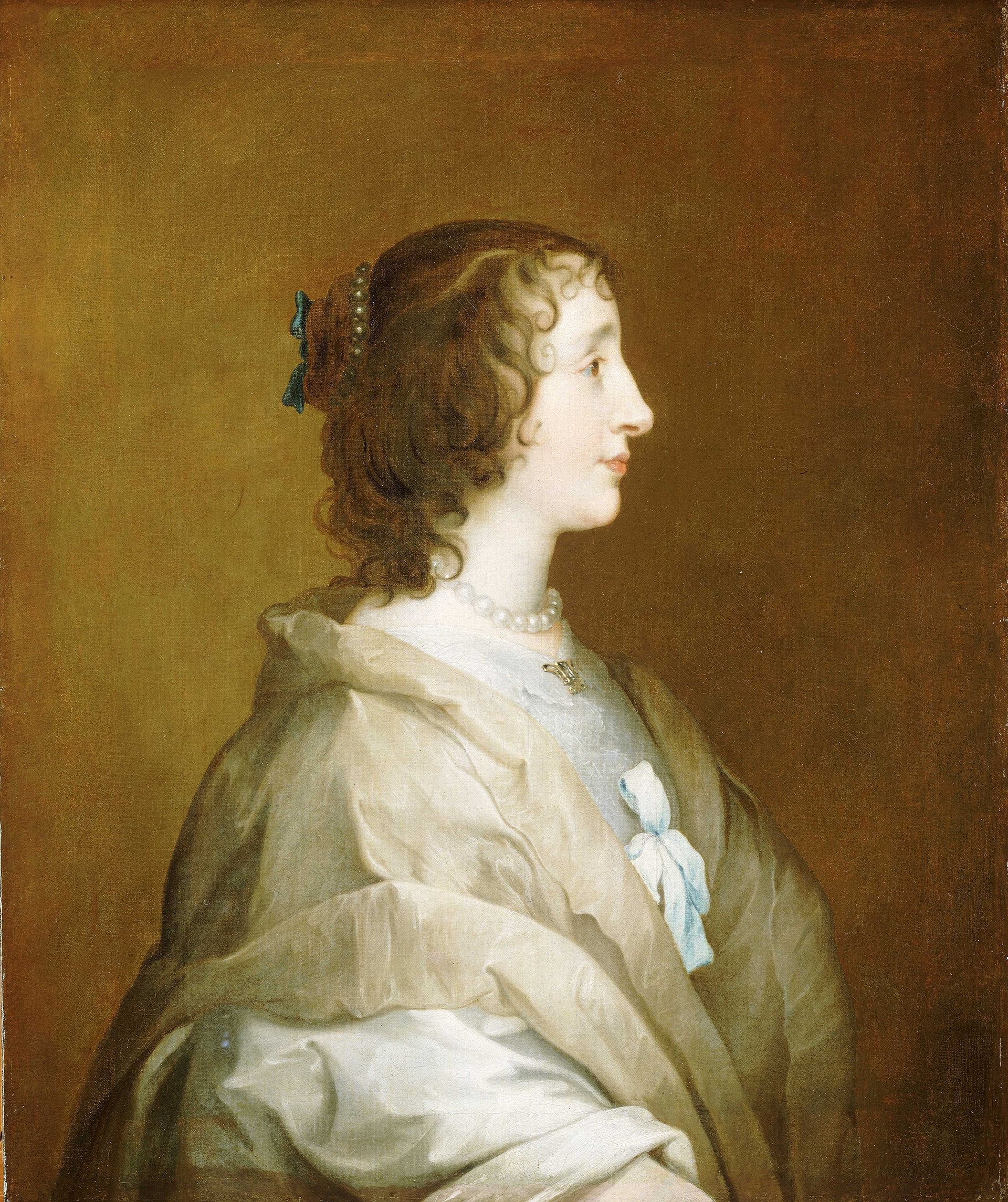 Reine Henriette Marie, 1609-1669 - Antoine van Dyck