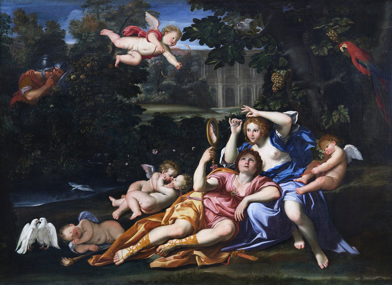 Рено presenting зеркало Armide - Domenichino