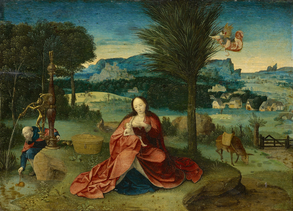 Repos pendentif la Fuite en Égypte - Joachim Patinier