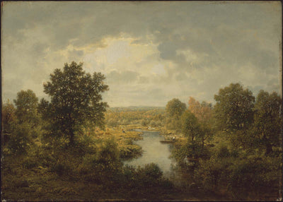 Ruisseau boisé - Théodore Rousseau