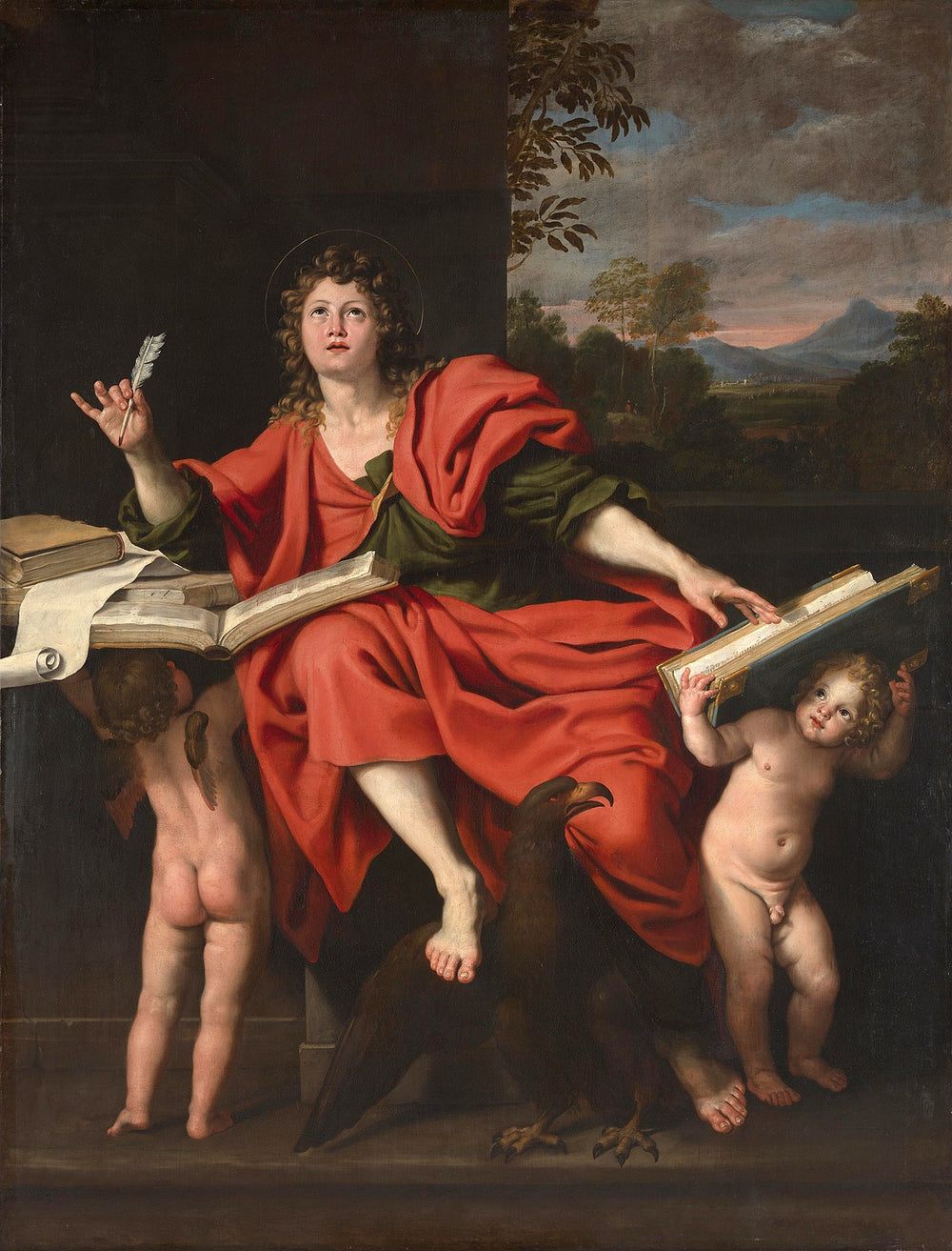 Saint Jean l’évangéliste - Domenichino - Alpha Reproduction