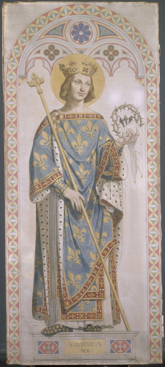 Святой Людовик, король Франции - Жан-Augуст-Доминик Ингр