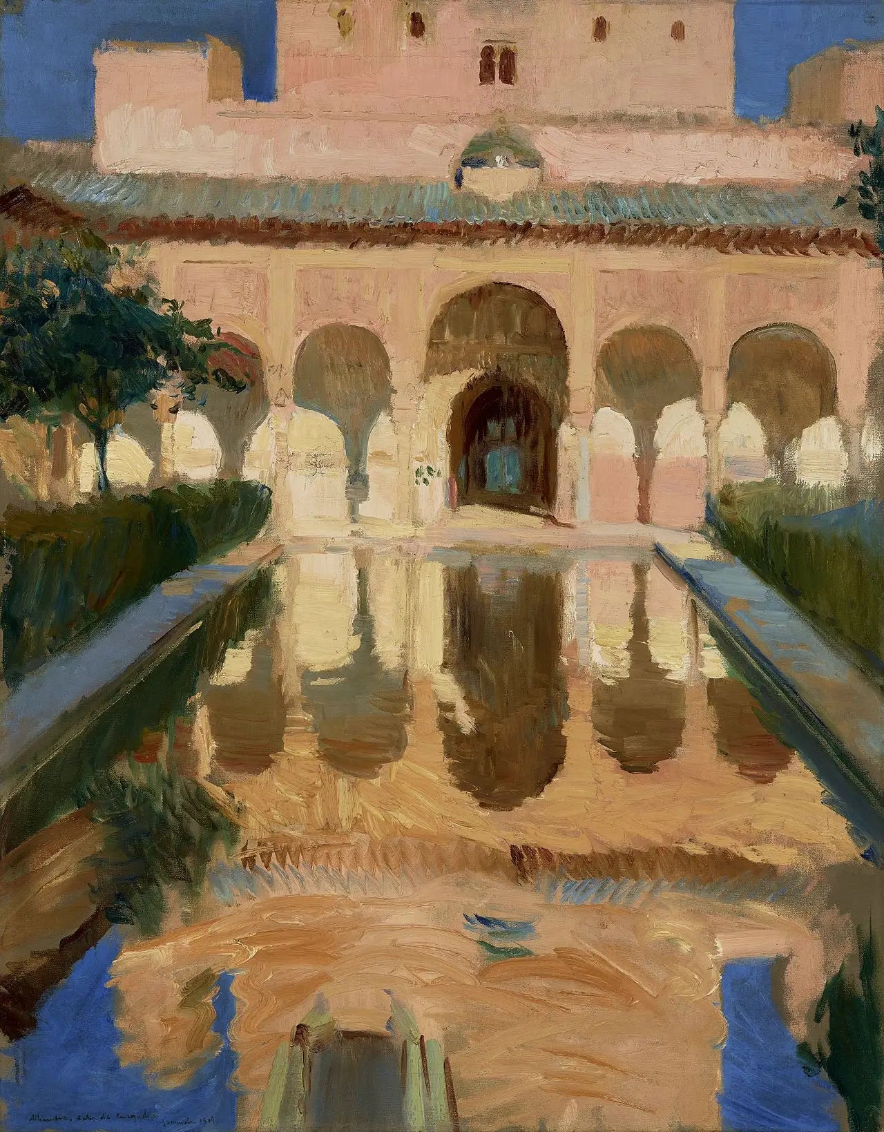 Reproduction du tableau « Salle des Ambassadeurs, Alhambra, Grenade - Joaquín Sorolla » par Alpha Reproduction en peinture à l’huile