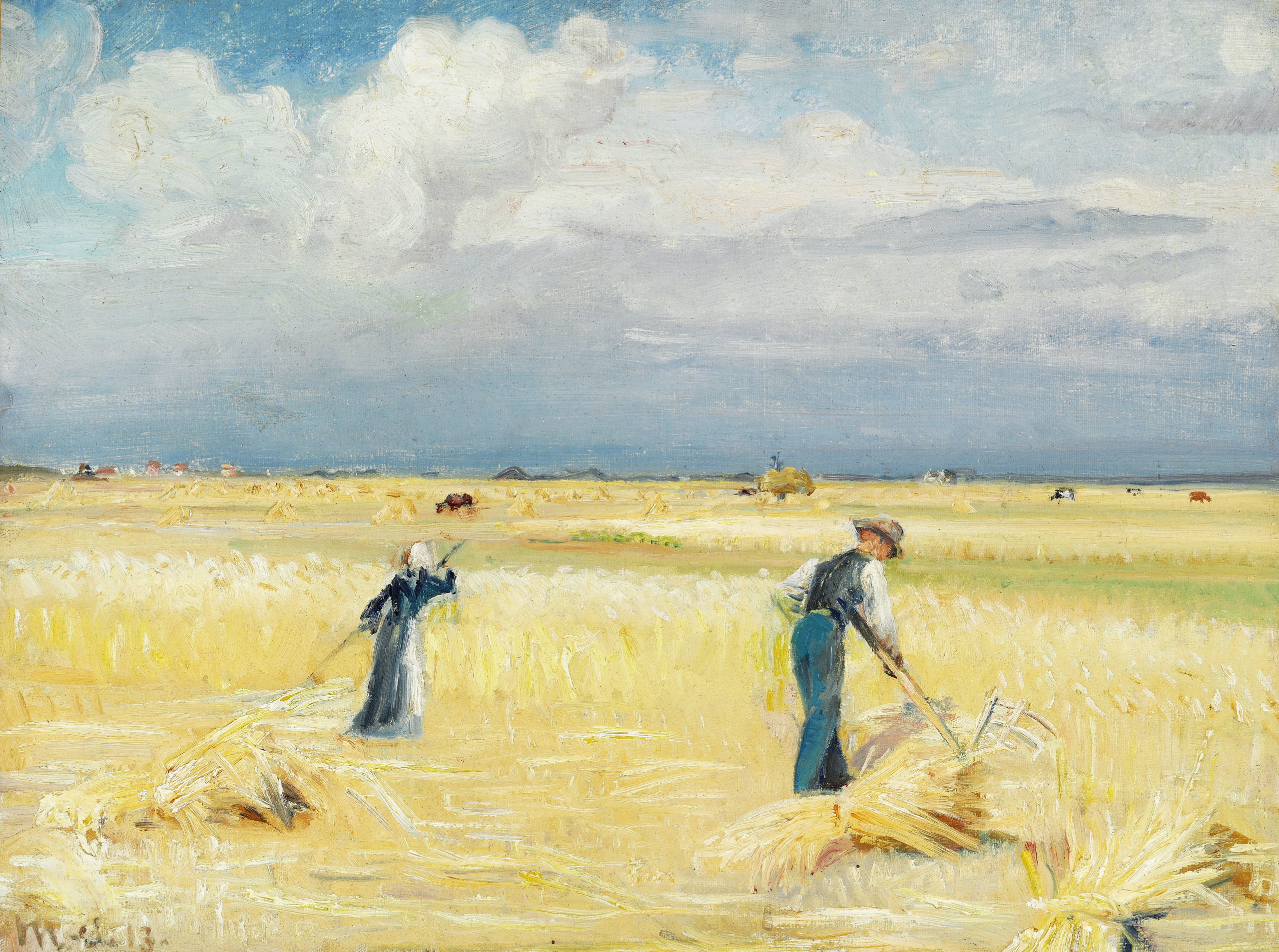 Scène de moisson, Skagen - Michael Peter Ancher
