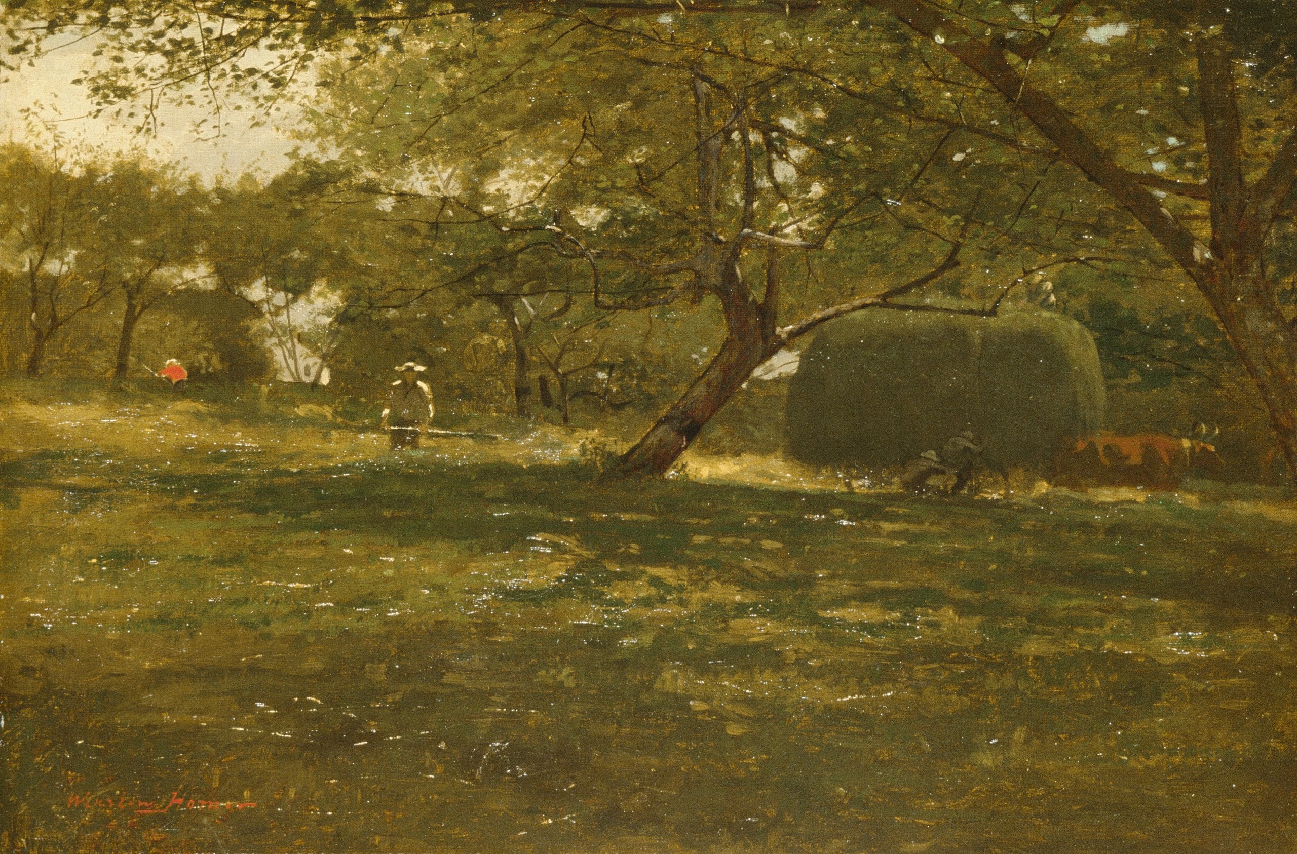 Scène de récolte - Winslow Homer