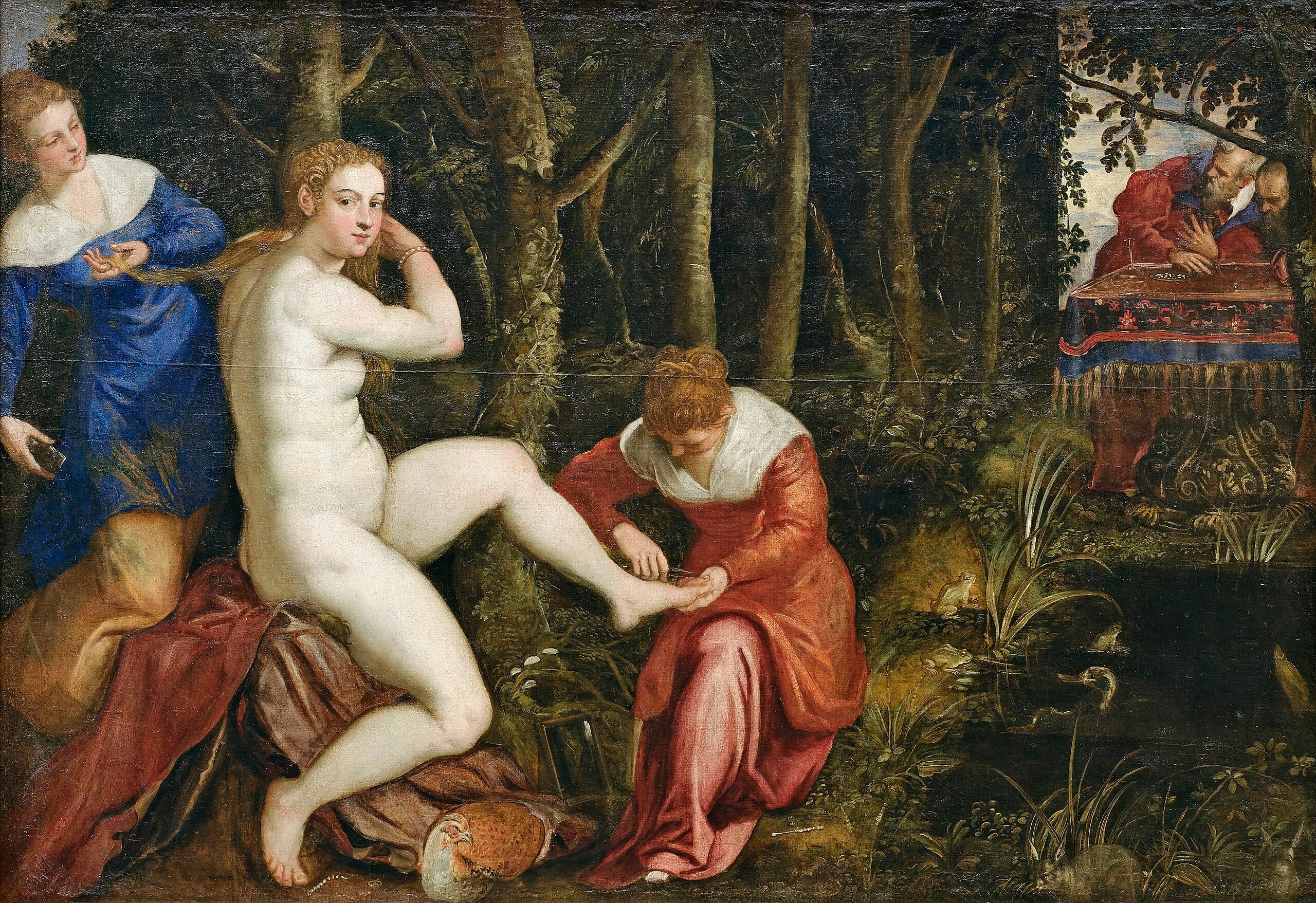 Suzanne au bain - Jacopo Tintoretto