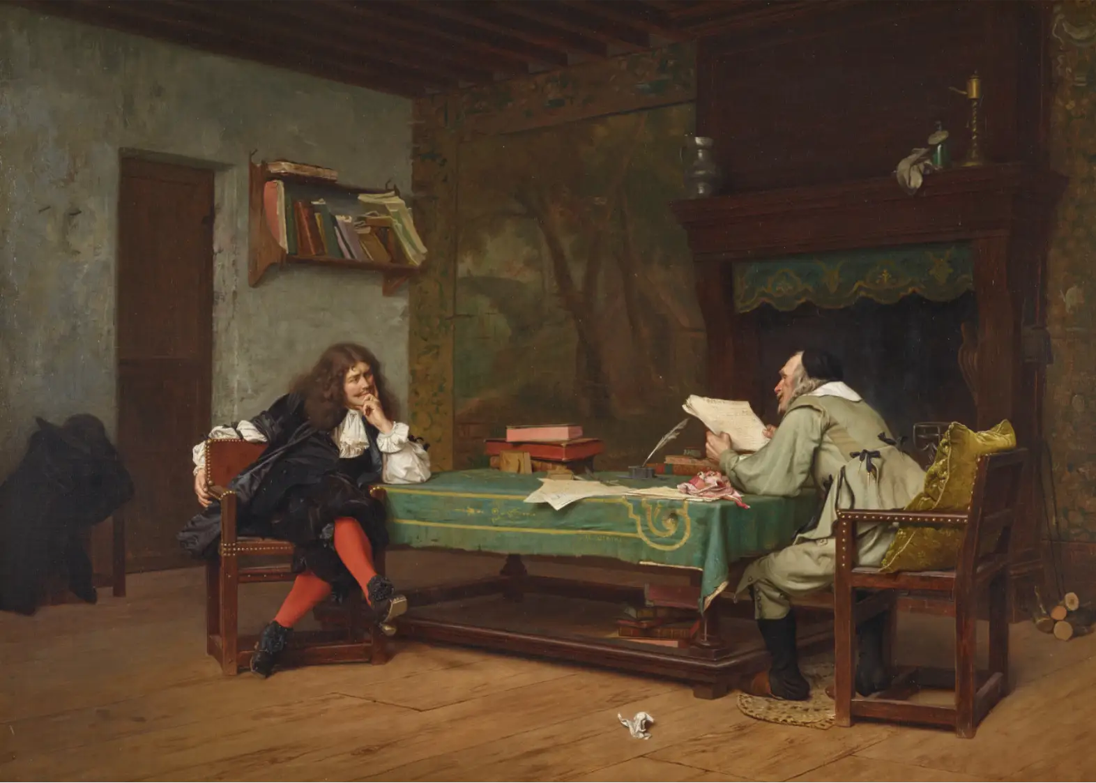 Une collaboration (Molière et Corneille - Jean-Léon Gérôme - Alpha Reproduction