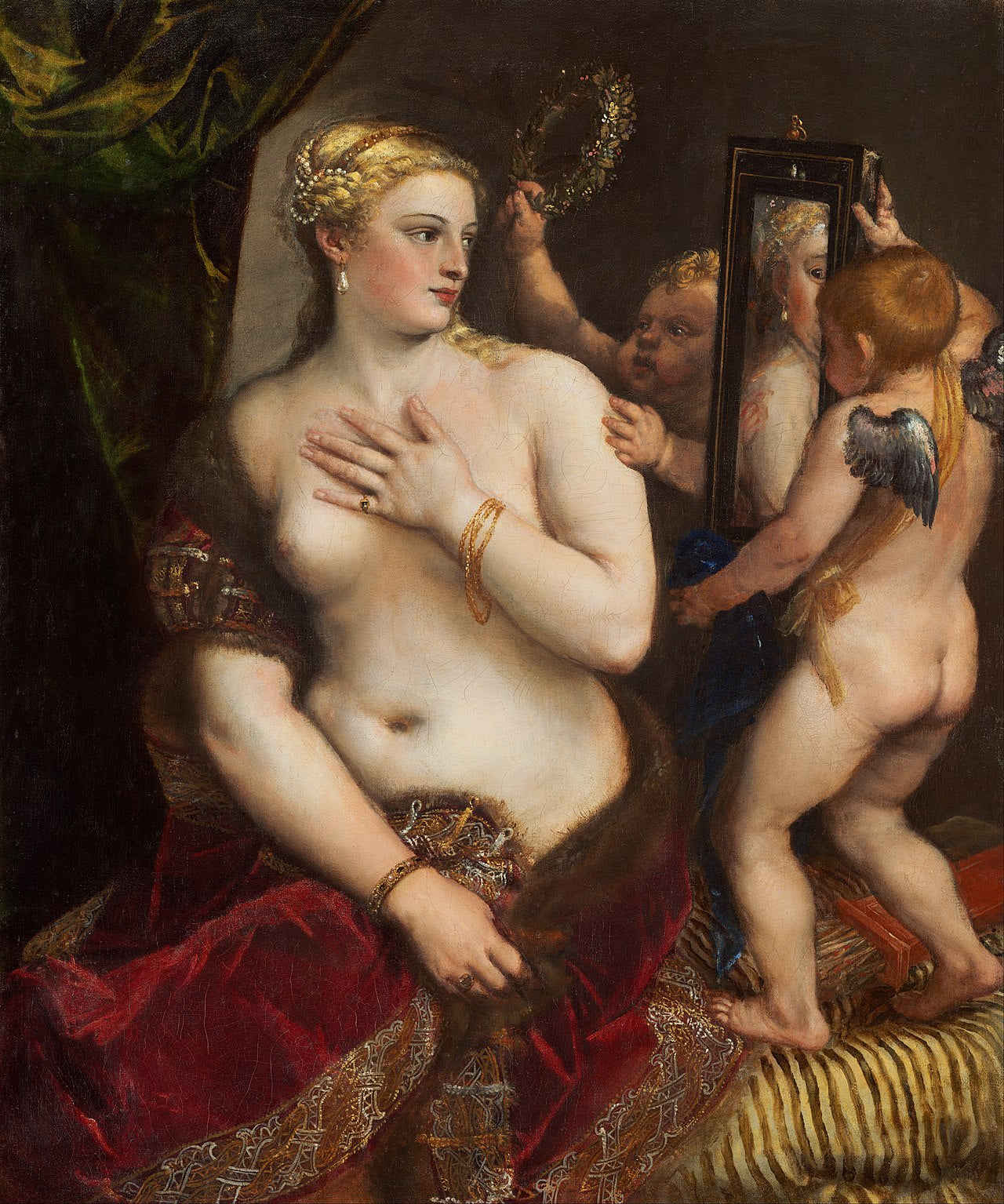Vénus au miroir - Titian