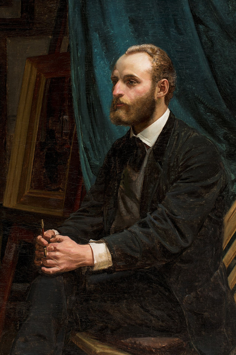 Вигго Йохансен в своей студии - Майкл Питер Анчер