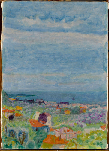 Reproduction du tableau « Vue panoramique, Le Cannet - Pierre Bonnard » par Alpha Reproduction en peinture à l’huile