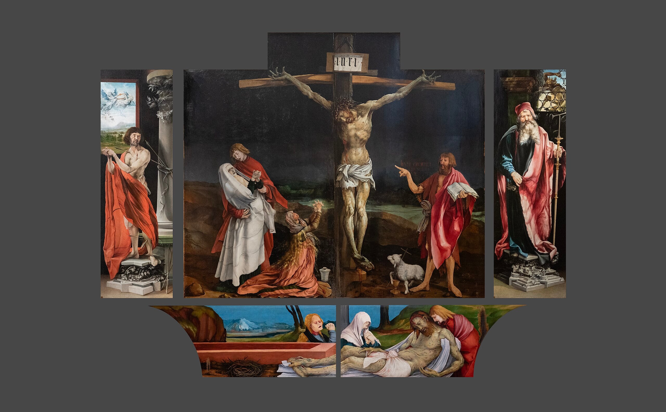 retable d’Issenheim fermé - Matthias Grünewald - Alpha Reproduction