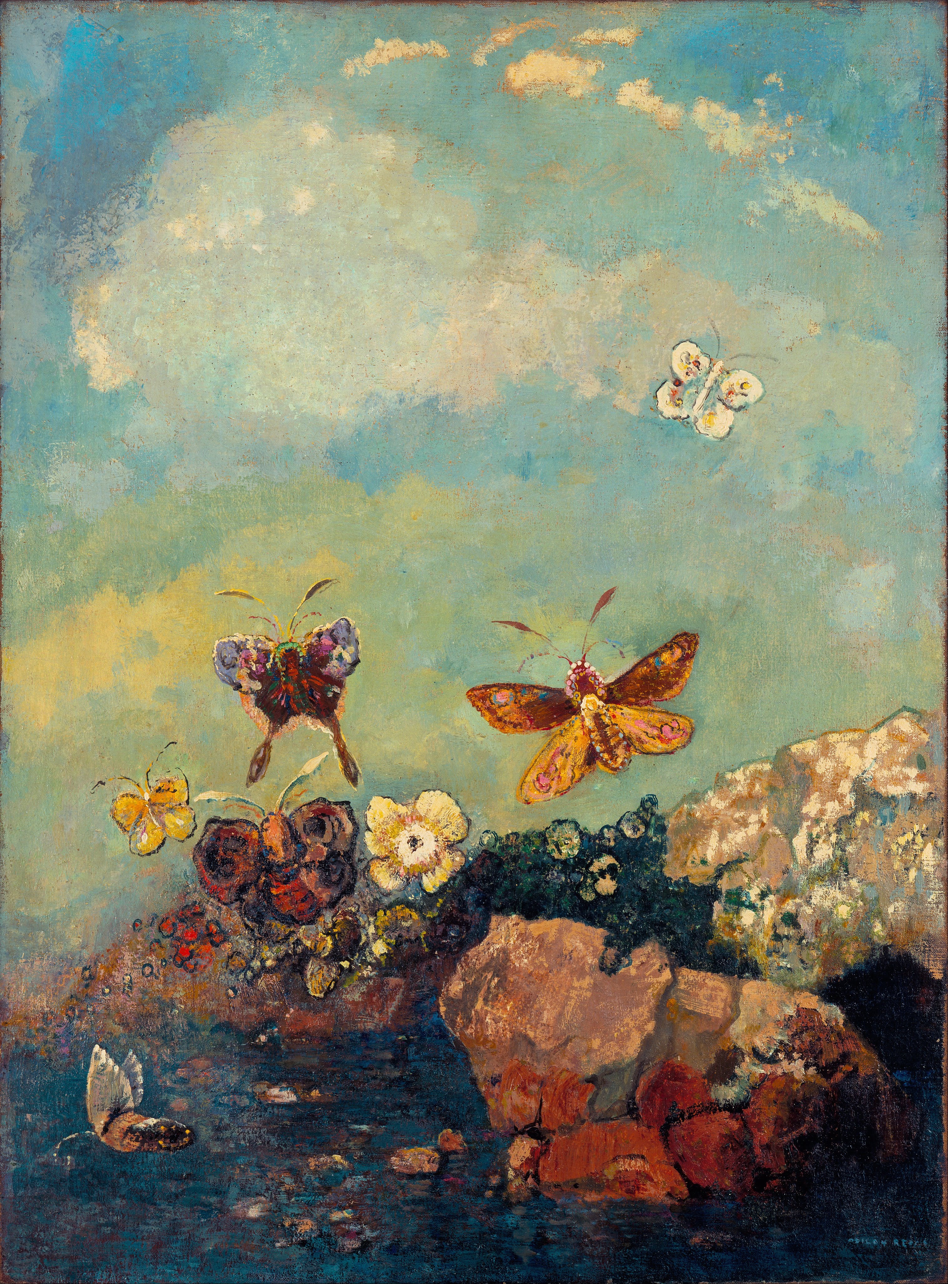 Papillons - Odilon Redon