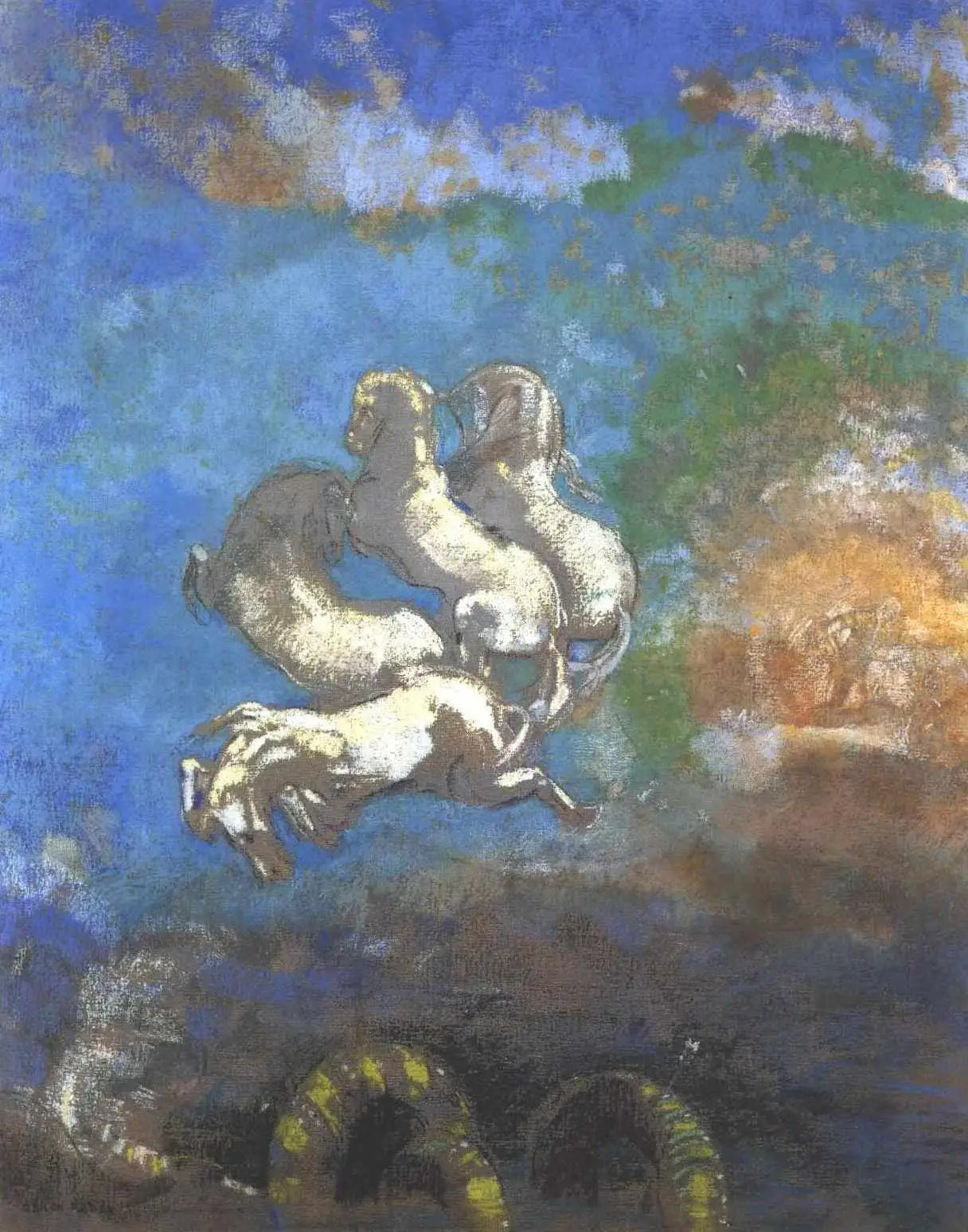 Le char d’Apollon - Odilon Redon - Alpha Reproduction