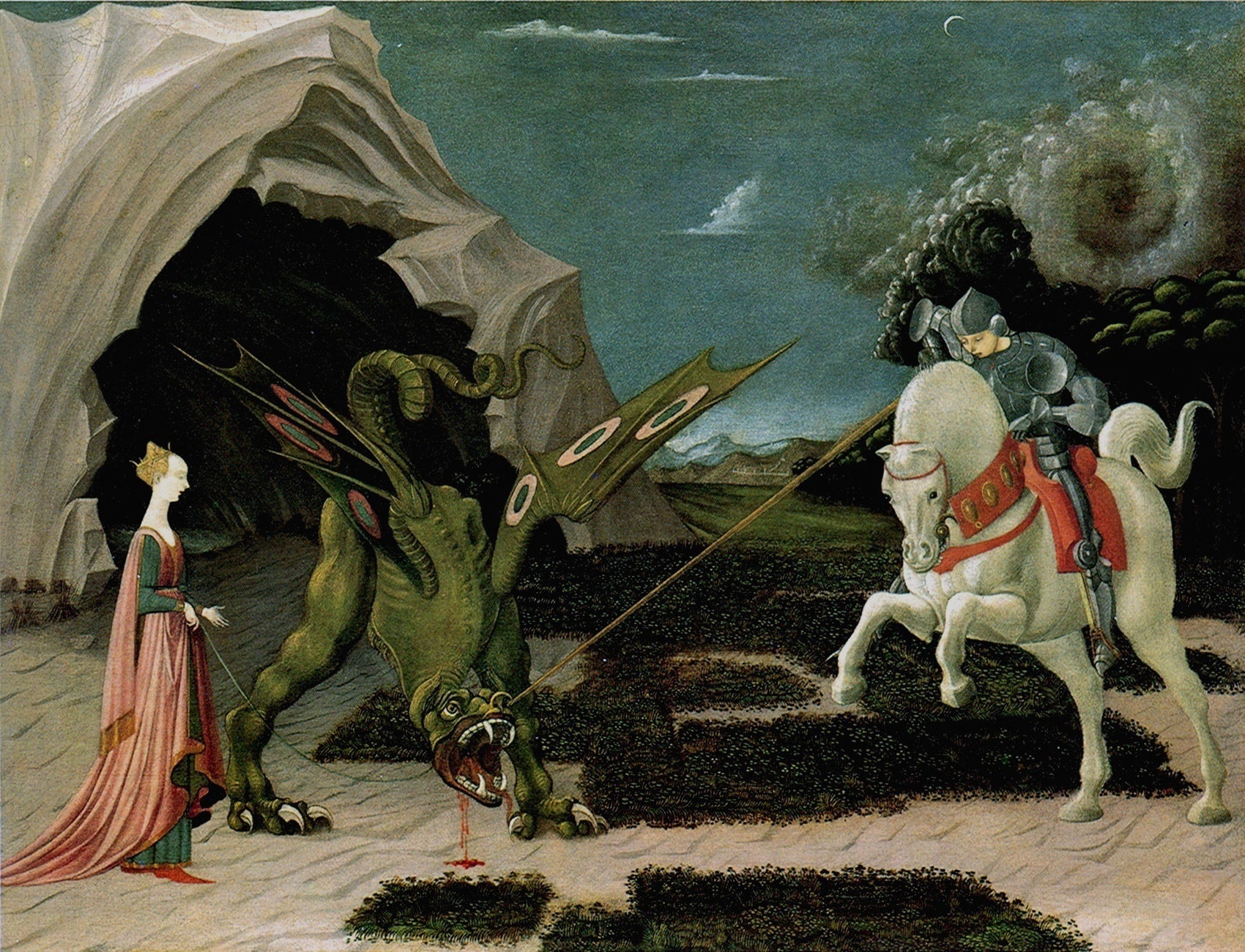 Saint Georges et le Dragon - Paolo Uccello