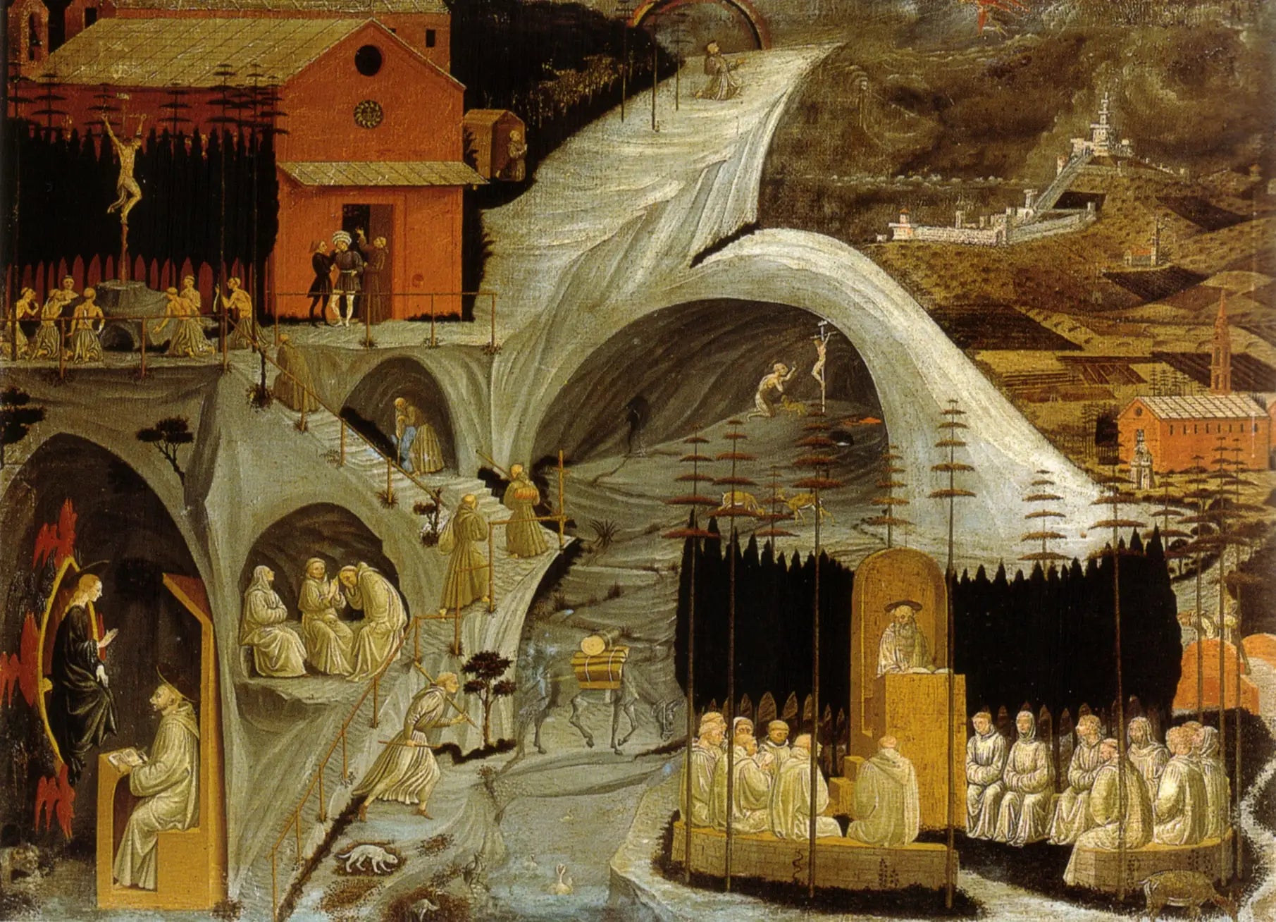La Thébaïde - Paolo Uccello - Alpha Reproduction