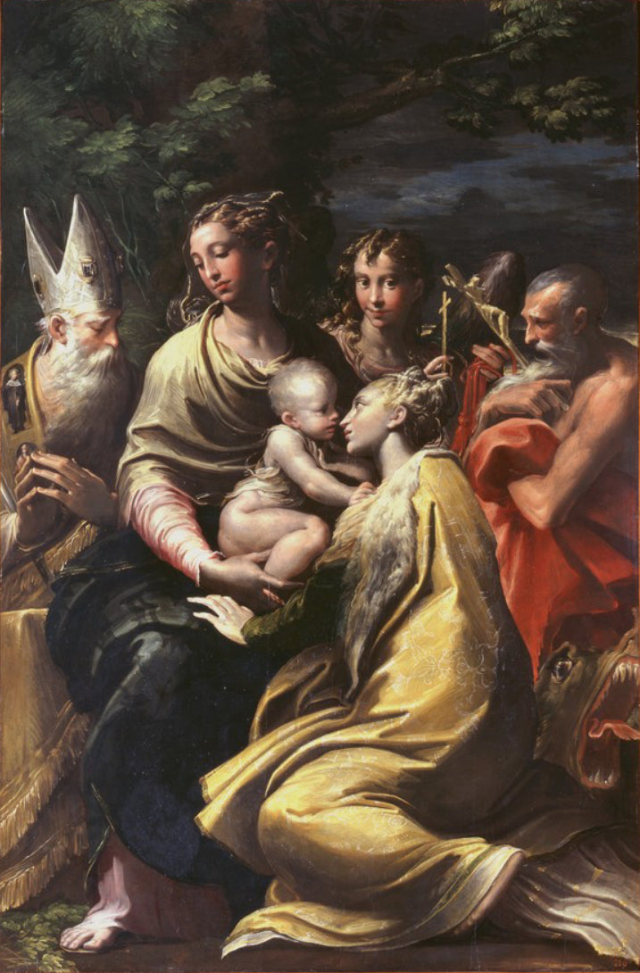 Vierge à l’Enfant et saints - Parmigianino - Alpha Reproduction