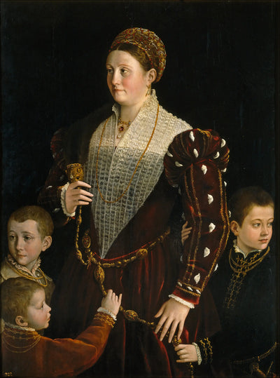 Portrait de Camilla Gonzaga et de ses trois fils - Parmigianino - Alpha Reproduction