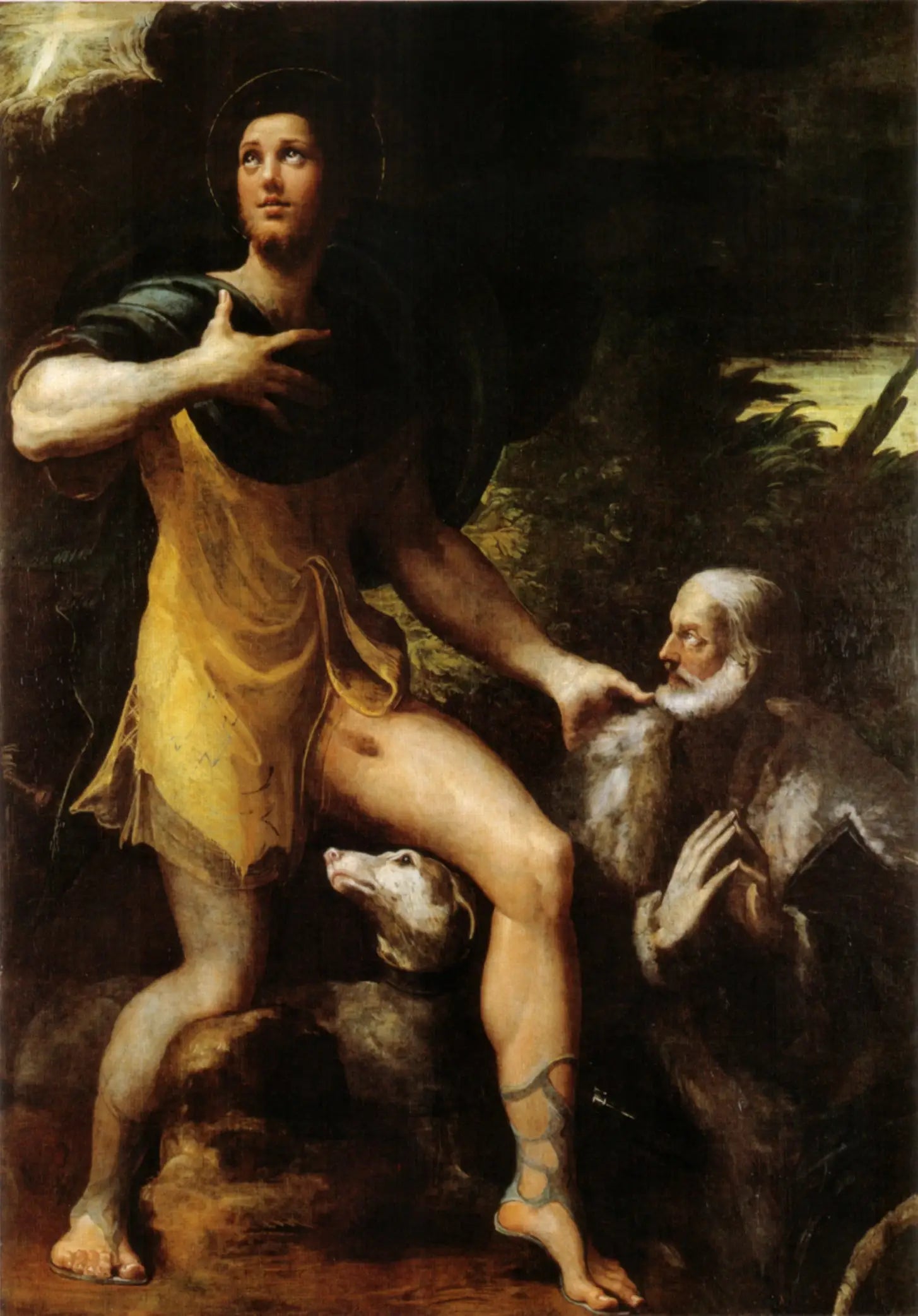 Saint Roch et un donateur - Parmigianino - Alpha Reproduction