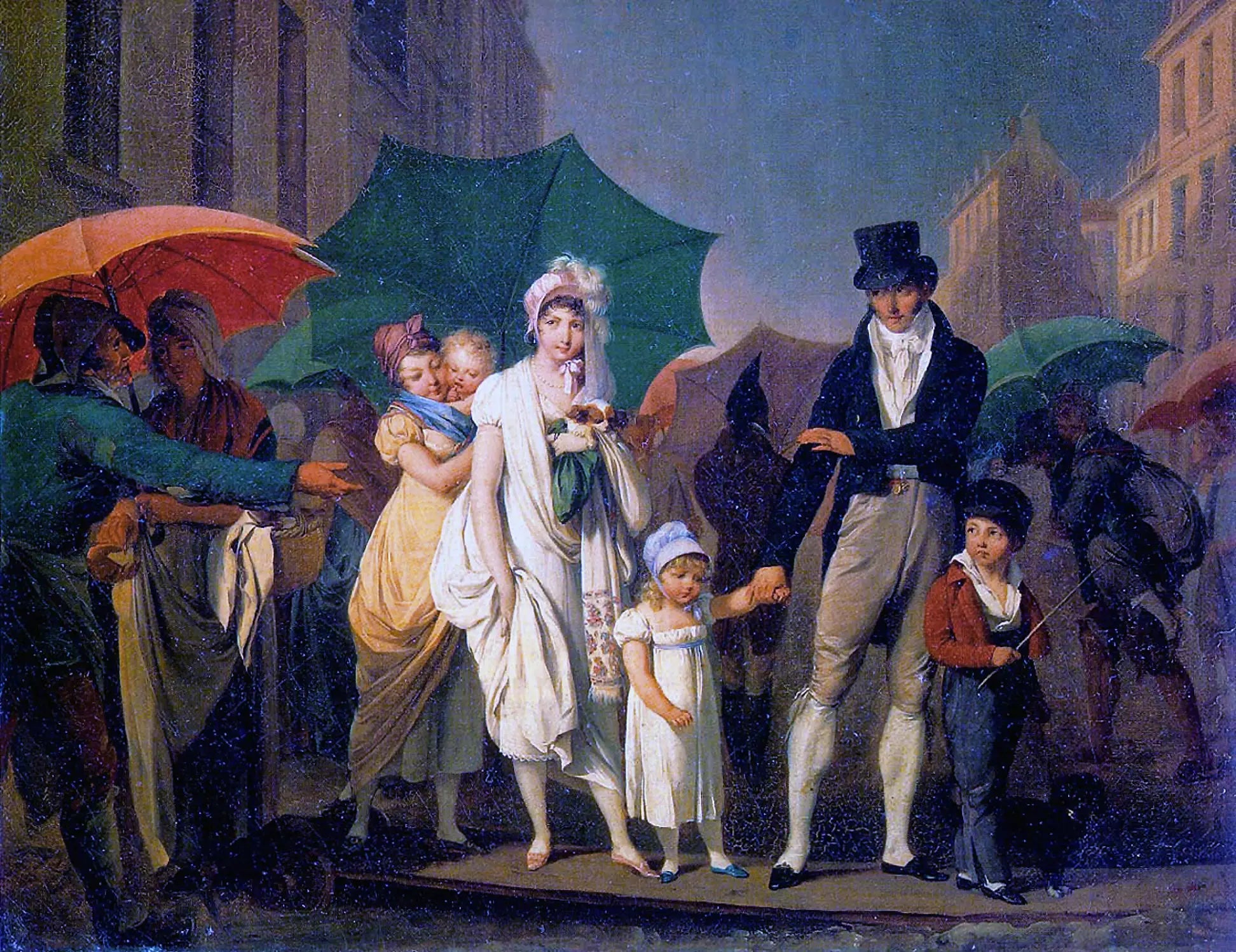L’Averse - Louis-Léopold Boilly - Alpha Reproduction