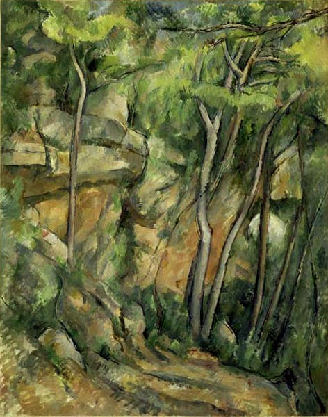 Reproduction du tableau « Dans le parc de Château Noir - Paul Cézanne » par Alpha Reproduction en peinture à l’huile