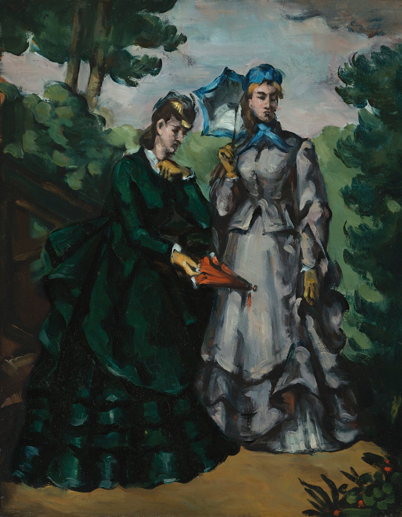 Reproduction du tableau « La Promenade - Paul Cézanne » par Alpha Reproduction en peinture à l’huile