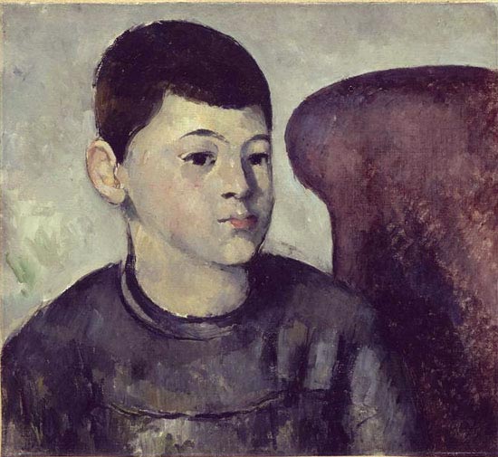 Reproduction du tableau « Le Fils de l'artiste au fauteuil rouge - Paul Cézanne » par Alpha Reproduction en peinture à l’huile