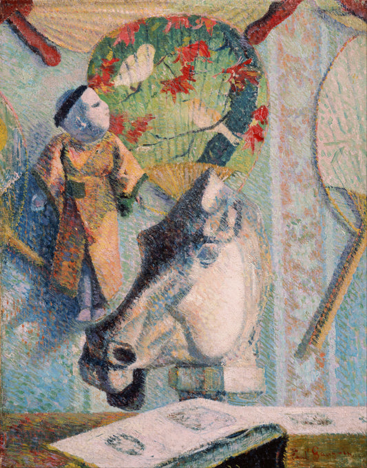 Reproduction du tableau « Nature morte à la tête de cheval - Paul Gauguin » par Alpha Reproduction en peinture à l’huile