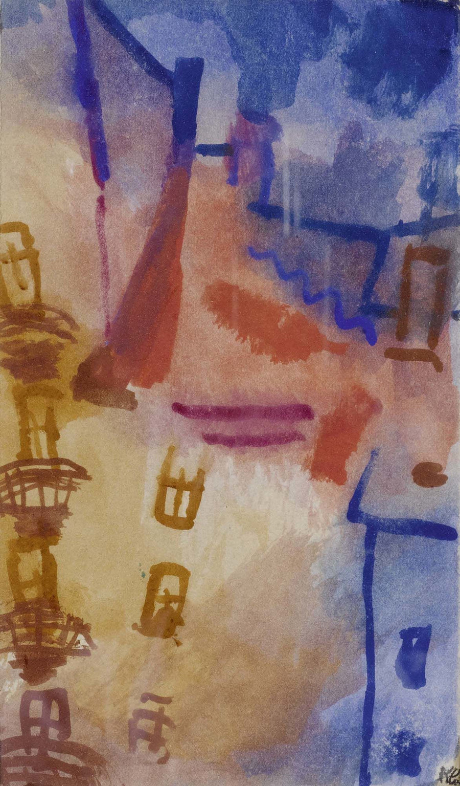 Der Hof 1913 - Paul Klee
