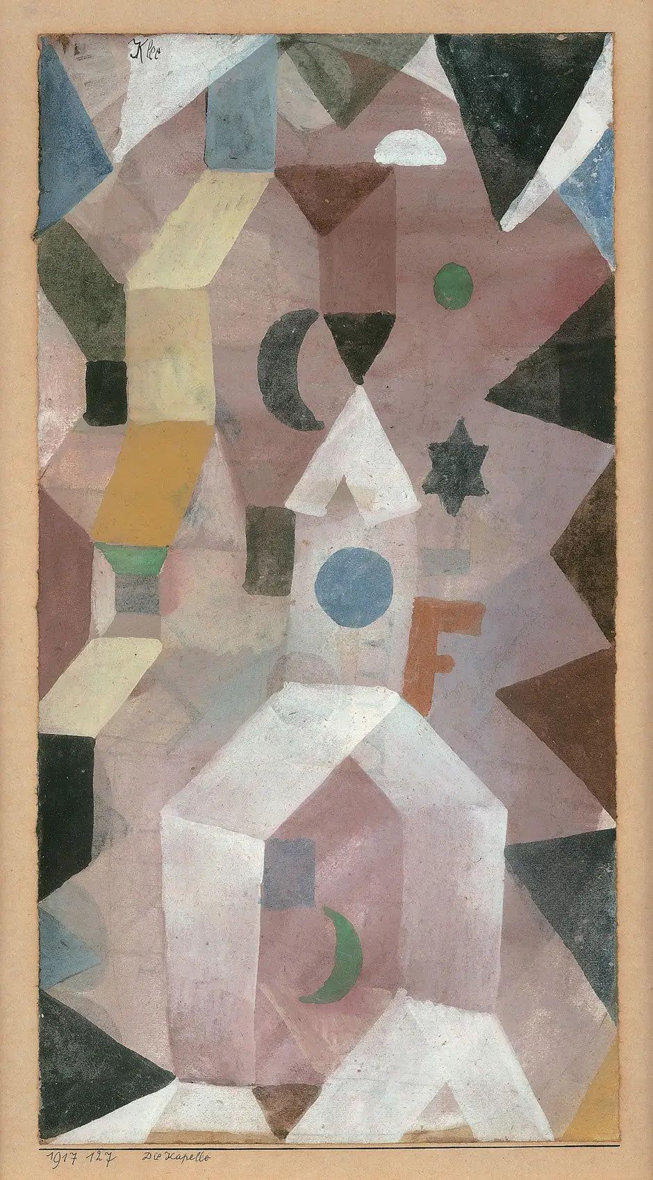 La chapelle - Paul Klee - Alpha Reproduction