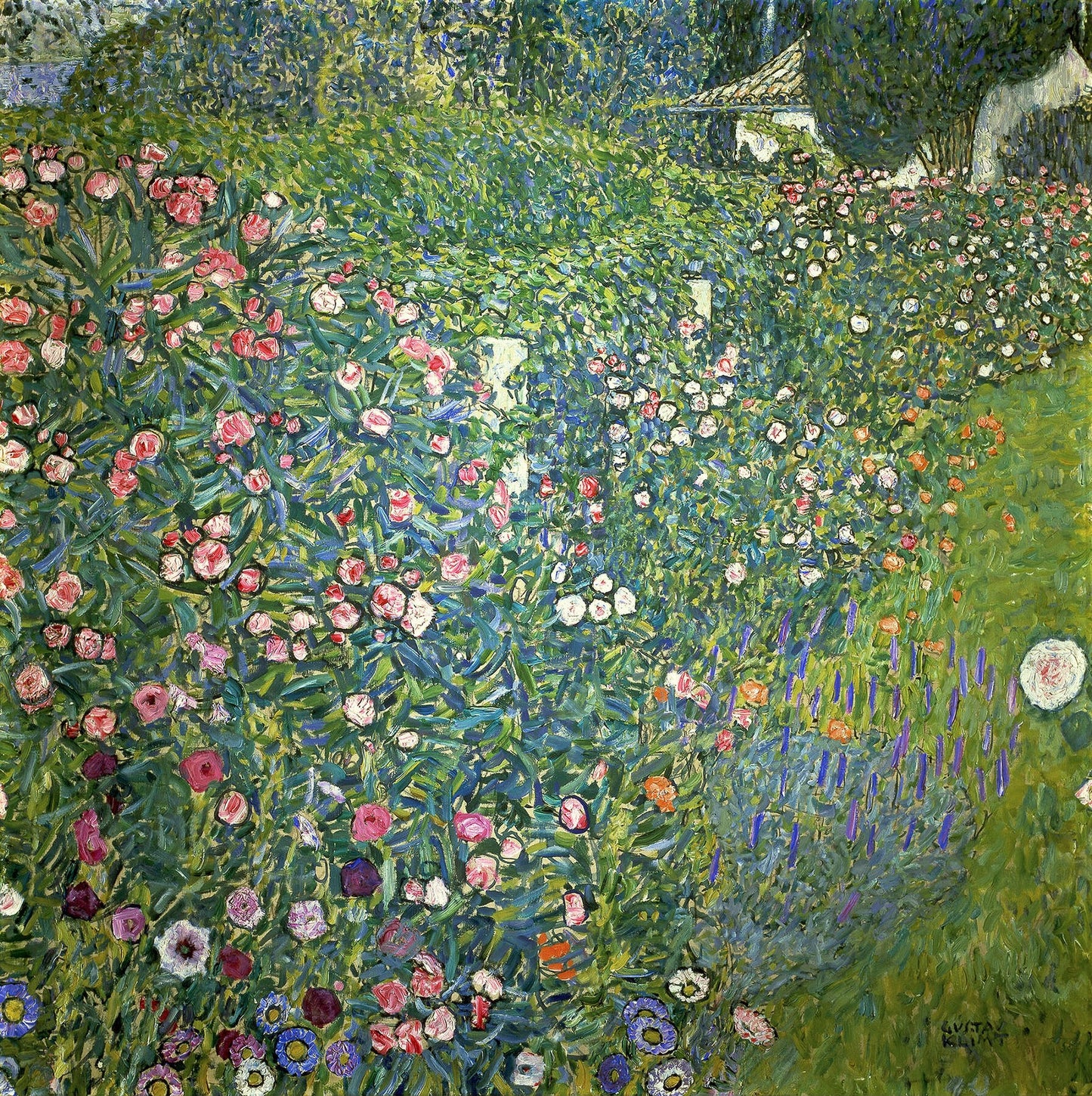 🌸🌿 Итальянский садовый пейзаж – Густав Климт (около 1913)
