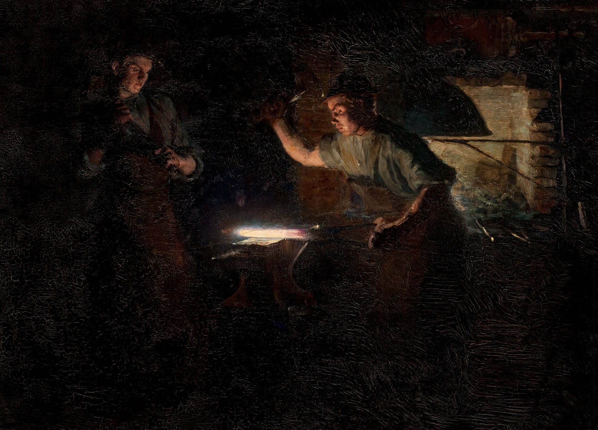 Кузница Хеннинга Йенсена в Скагене Østerby. - Педер Северин Крюер