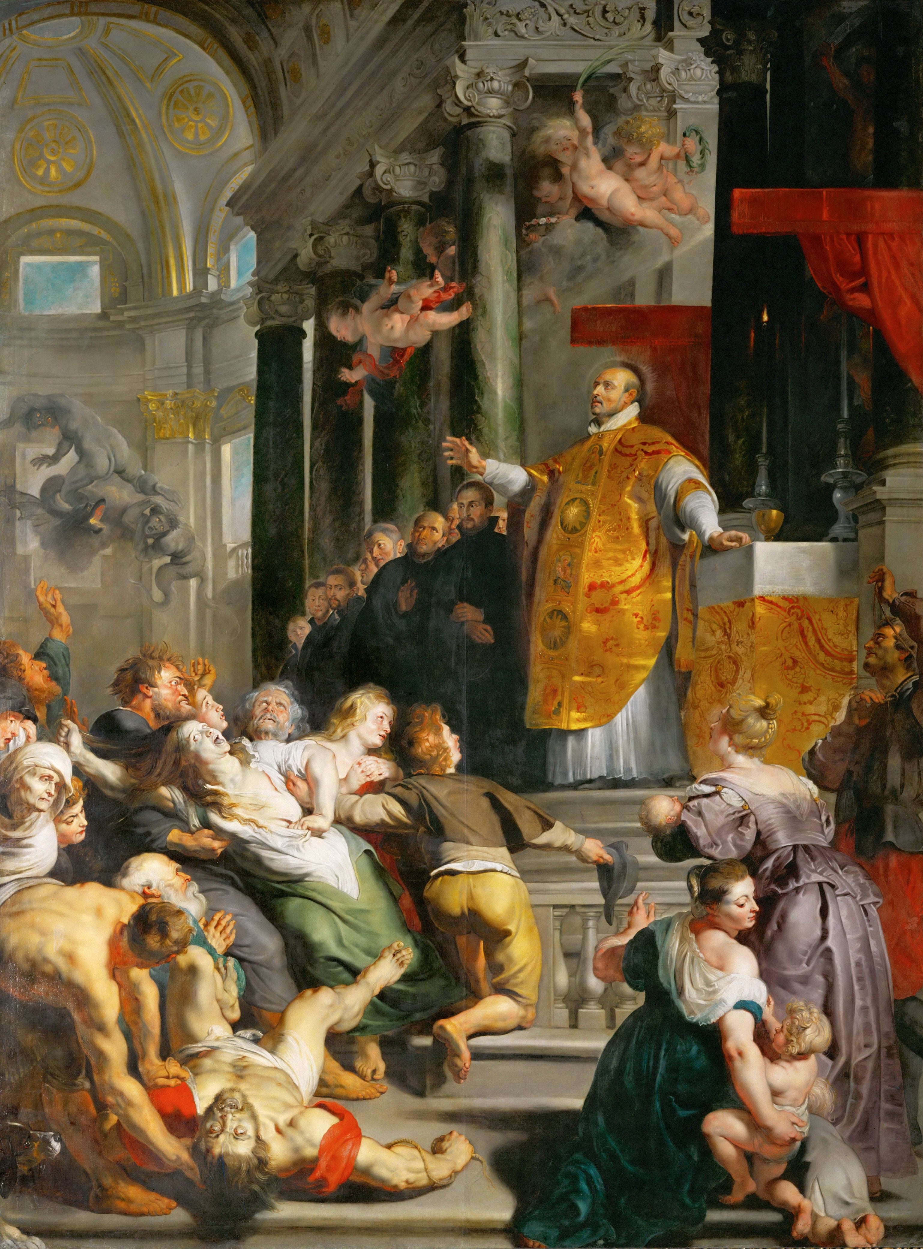 Les Miracles de saint Ignace de Loyola - Peter Paul Rubens