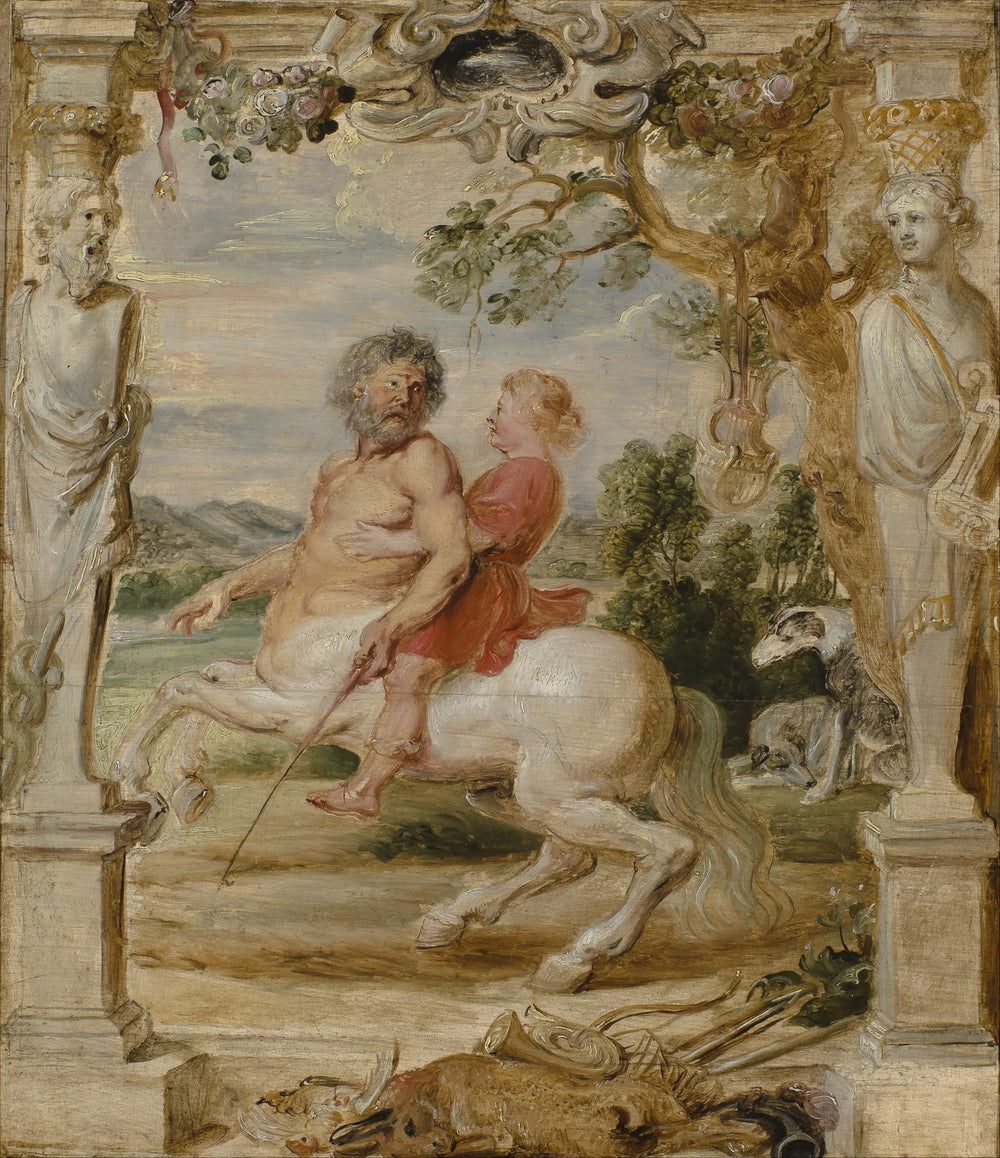 Achille éduqué par le centaure Chiron - Peter Paul Rubens - Alpha Reproduction