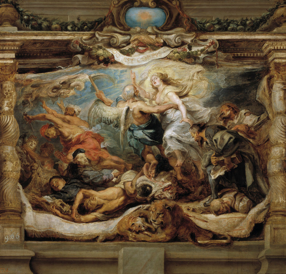 La victoire de la vérité sur l'hérésie - Peter Paul Rubens