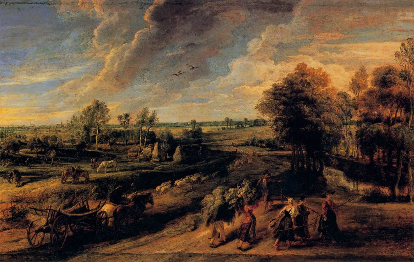 Retour des champs - Peter Paul Rubens - Alpha Reproduction