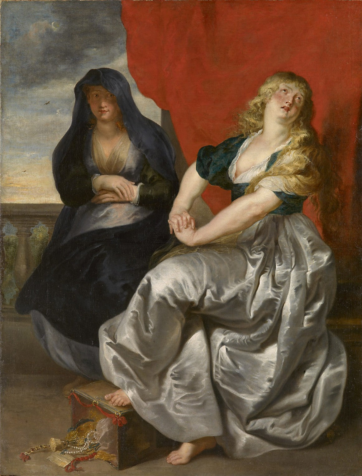 Madeleine pénitente avec sa sœur Marthe - Peter Paul Rubens