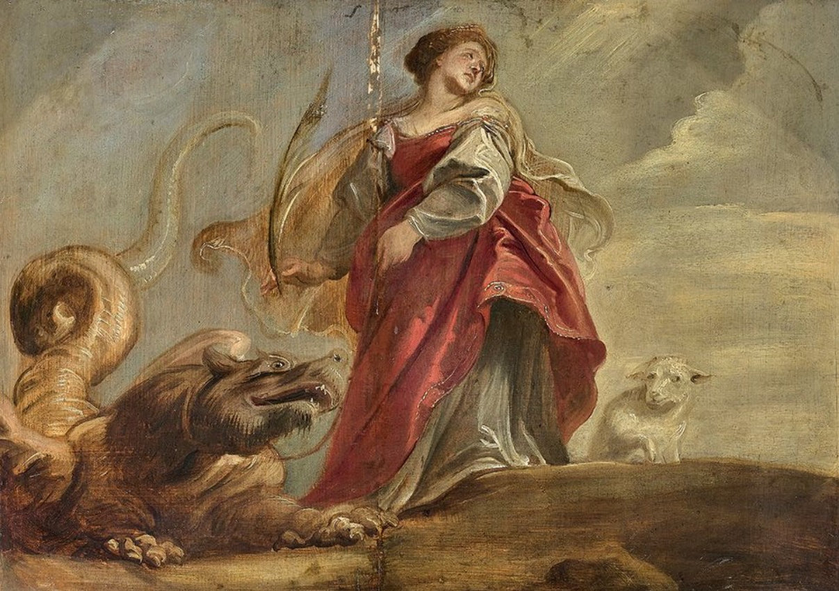 Sainte Marguerite - Peter Paul Rubens