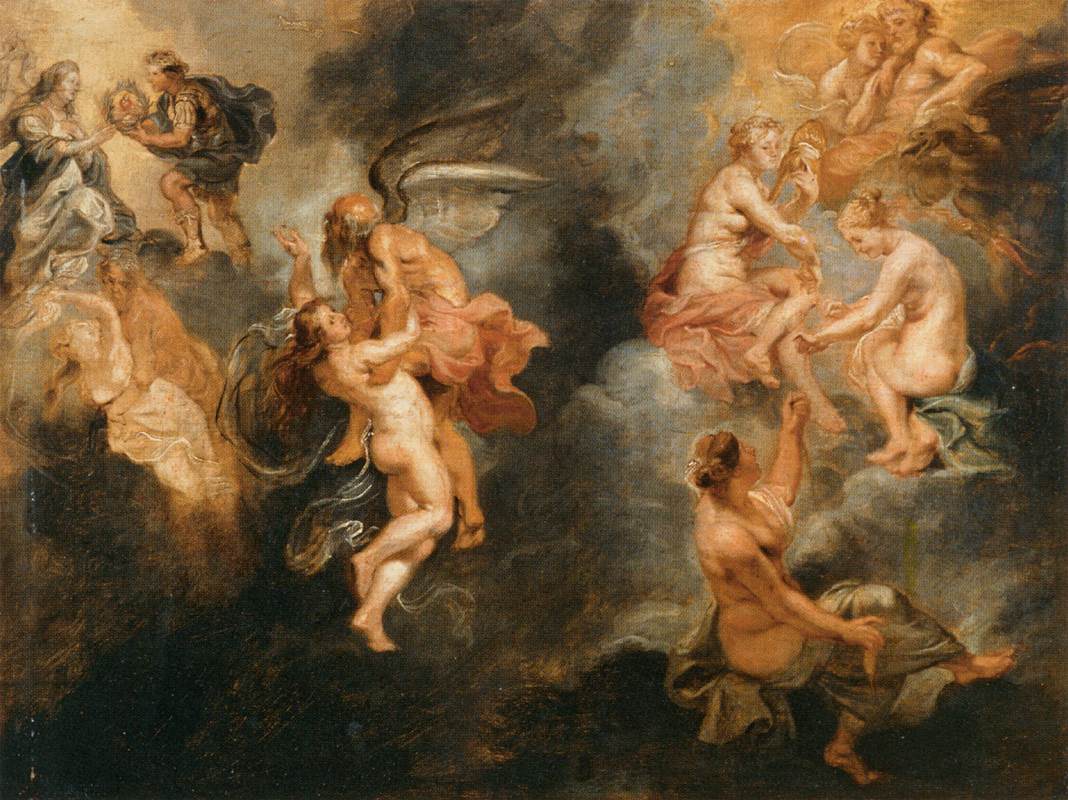 Les trois Parcs filant la destinée de Marie de Médicis - Peter Paul Rubens