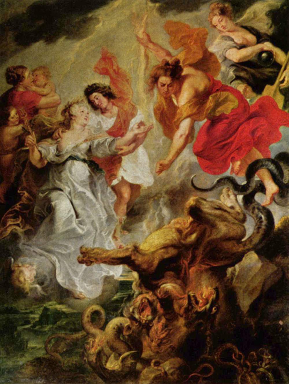 La Réconciliation de la reine et de son fils après la mort du connetable le 15 décembre 1621 - Peter Paul Rubens